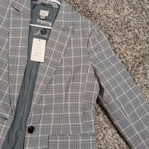 A New Day Pink Plaid Blazer